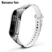 Strap For Xiaomi Mi Band 4 3 5 6 watch band Creative graffiti style