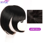 Black/Light Brown Clip In Hair Bangs Hairpiece Accessories Synthetic