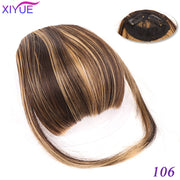 Black/Light Brown Clip In Hair Bangs Hairpiece Accessories Synthetic