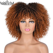 Short Hair Afro Kinky Curly Wigse