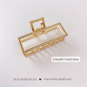 New Hair Claw Barrettes For Women Fashion Girl Metal