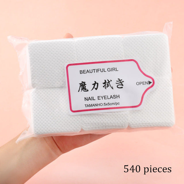 New Wipes Paper Cotton Eyelash Glue