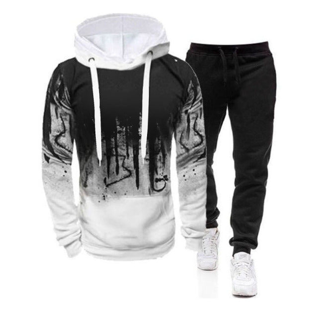 Hoodie Sets Men Tracksuit Sportswear