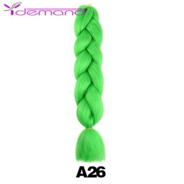 Y Demand 24 Inch Ombre Color Synthetic Braids