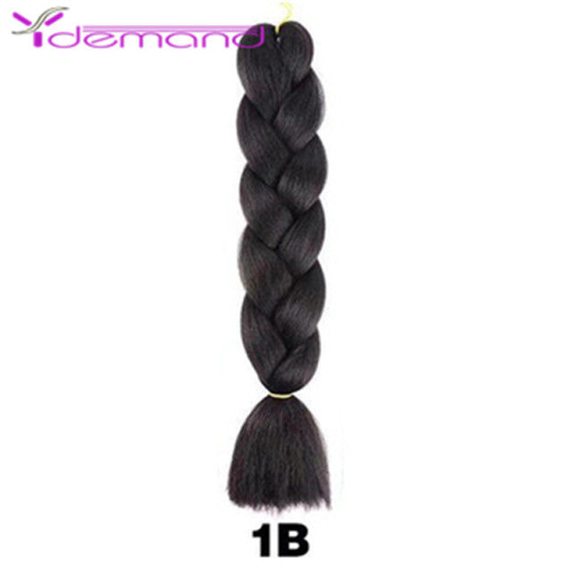 Y Demand 24 Inch Ombre Color Synthetic Braids