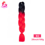 Dream Like 24 inch Ombre Color Synthetic Hair Braids Pre Stretched Wholesale