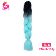 Dream Like 24 inch Ombre Color Synthetic Hair Braids Pre Stretched Wholesale