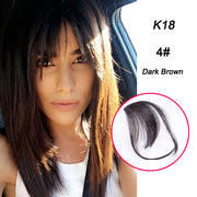 False Synthetic Bangs Hair Extension Fake Fringe Natural Hair Clip