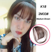 False Synthetic Bangs Hair Extension Fake Fringe Natural Hair Clip