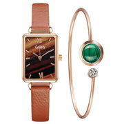 Gaiety Brand Women Watches Fashion Square Ladies Quartz Watch