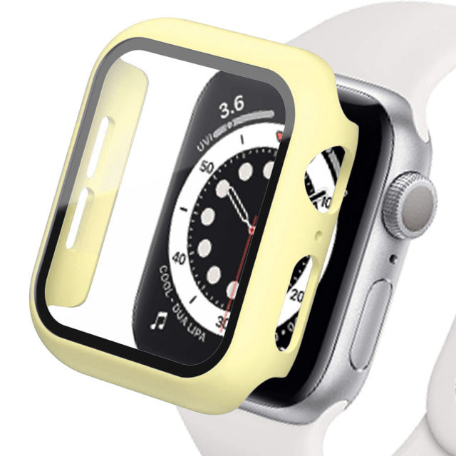 Glass+Cover For Apple Watch case iWatch Accessorie Screen Protector