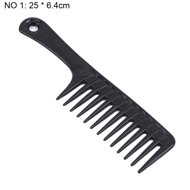 Grove Hairdress Comb Heat Resistant Woman Wet Hook Curly Hair Brushes