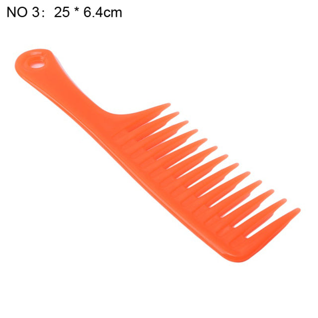 Grove Hairdress Comb Heat Resistant Woman Wet Hook Curly Hair Brushes