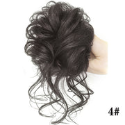 LUPU Synthetic Hair Bun Chignon Messy Curly Hair