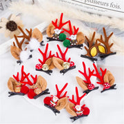 Christmas Cute Antler Hair Clips