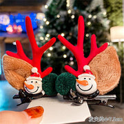 Christmas Cute Antler Hair Clips