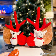 Christmas Cute Antler Hair Clips