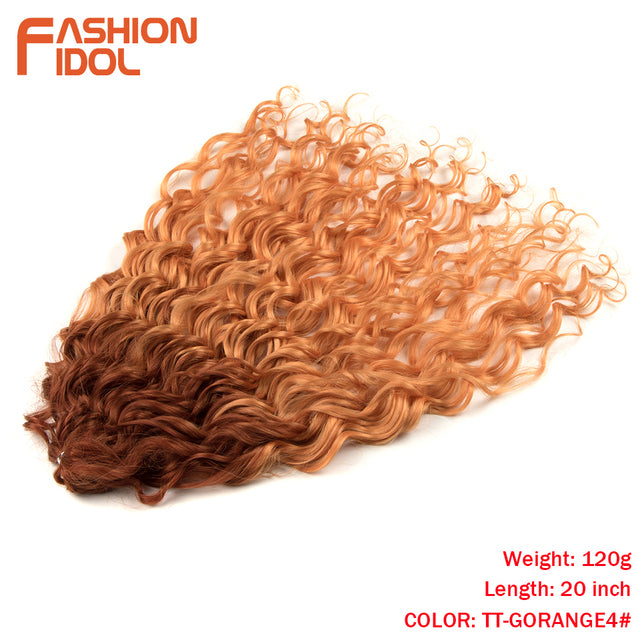 Deep Wavy Twist Crochet Hair Synthetic Afro Curly Hair