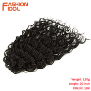 Deep Wavy Twist Crochet Hair Synthetic Afro Curly Hair