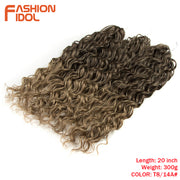 Deep Wavy Twist Crochet Hair Synthetic Afro Curly Hair