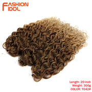 Deep Wavy Twist Crochet Hair Synthetic Afro Curly Hair