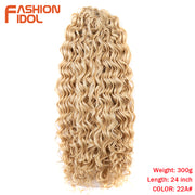 Deep Wavy Twist Crochet Hair Synthetic Afro Curly Hair