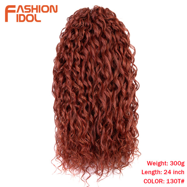 Deep Wavy Twist Crochet Hair Synthetic Afro Curly Hair