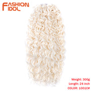 Deep Wavy Twist Crochet Hair Synthetic Afro Curly Hair