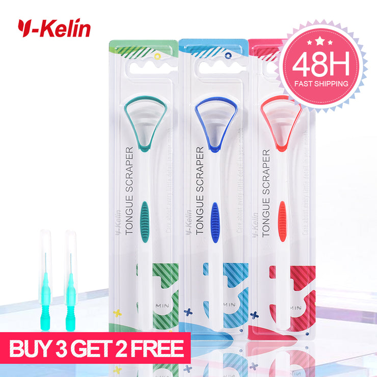 Y-Kelin Sales Silicone Tongue Scraper Brush