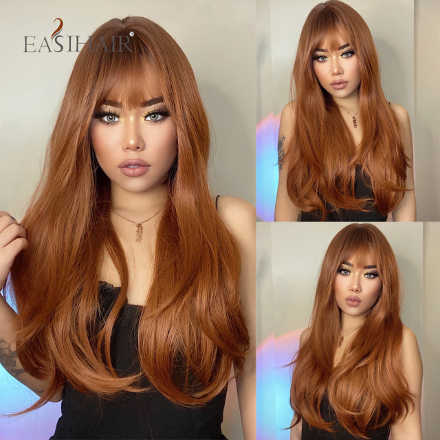 EASIHAIR Ombre Brown Light Blonde Platinum