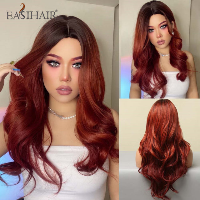 EASIHAIR Ombre Brown Light Blonde Platinum