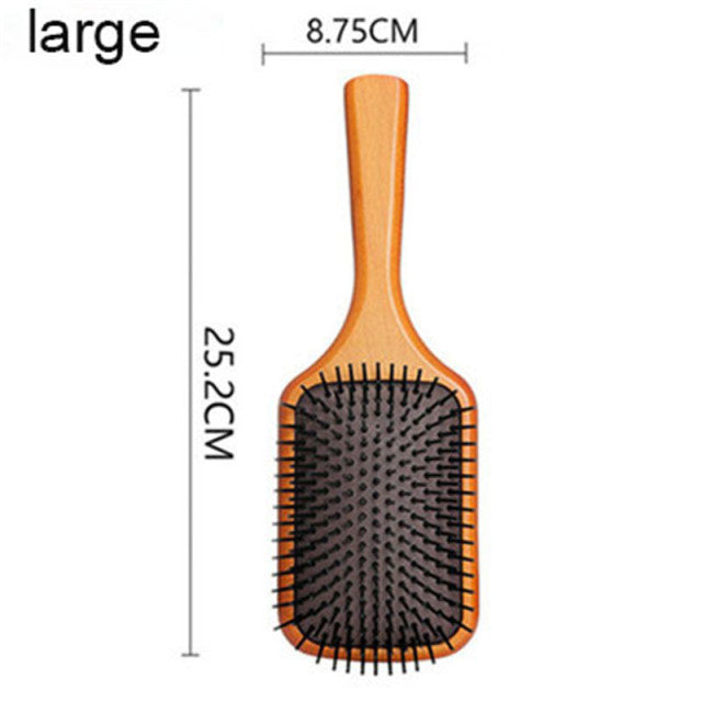 For aveda Massage Comb Gasbag Anti Static Hair Air Cushion Wooden Hairbrush