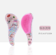 Magic Anti-static Hair Brush Handle Tangle Detangling Comb