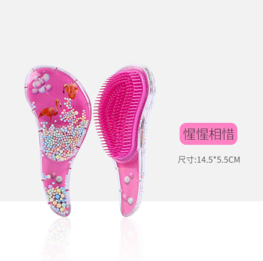 Magic Anti-static Hair Brush Handle Tangle Detangling Comb