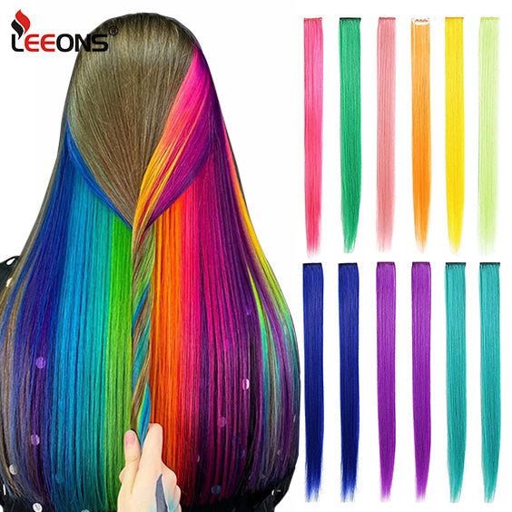 Leeons Synthetic Hair Clip-In One Piece