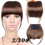 Natural Straight Synthetic Blunt Bangs