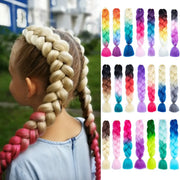 Color Glowing Hair Extension Twist Jumbo Braids