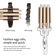 Professional Hair Tools Curling Iron Ceramic Triple Barrel Hair