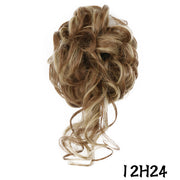 XINRAN Synthetic Curly Donut Chignon