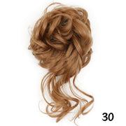 XINRAN Synthetic Curly Donut Chignon