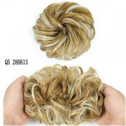 XINRAN Synthetic Curly Donut Chignon