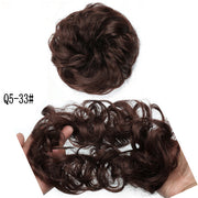 XINRAN Synthetic Curly Donut Chignon