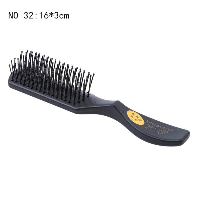 Grove Hairdress Comb Heat Resistant Woman Wet Hook Curly Hair Brushes