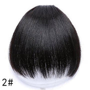 LUPU Synthetic Hair, Women&#39;s Bangs, Short Hair Clips, Natural Black, Solid Color