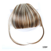 LUPU Synthetic Hair, Women&#39;s Bangs, Short Hair Clips, Natural Black, Solid Color