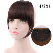 LUPU Synthetic Hair, Women&#39;s Bangs, Short Hair Clips, Natural Black, Solid Color