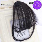 LUPU Synthetic Hair, Women&#39;s Bangs, Short Hair Clips, Natural Black, Solid Color