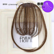 LUPU Synthetic Hair, Women&#39;s Bangs, Short Hair Clips, Natural Black, Solid Color