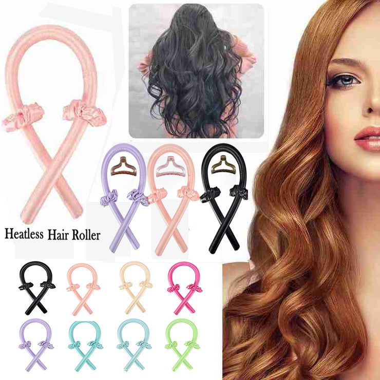 Heatless Hair Curlers Curling Iron Headband Lazy Curler Silk