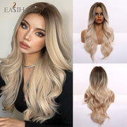 EASIHAIR Ombre Brown Light Blonde Platinum